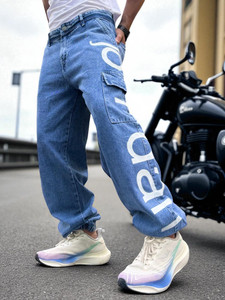 panta Jogger Fit Men Light Blue Jeans