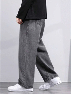 James Webb Loose Fit Men Grey Jeans