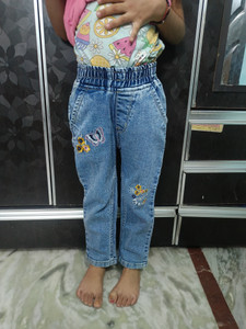 MERCEL Jogger Fit Girls Light Blue Jeans