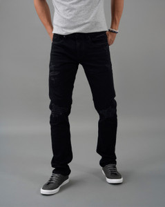 ROOKIES Slim Men Black Jeans
