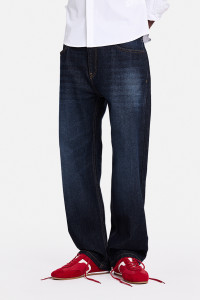 Snitch Men Dark Blue Jeans Straight Fit - Image 6