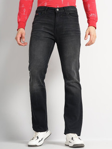 The Indian Garage Co. Boot-Leg Men Black Jeans