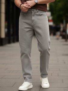 Urbano Fashion Loose Fit Men Grey Jeans