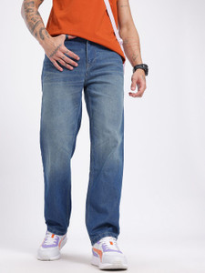Glitchez Straight Fit Men Blue Jeans - Image 5