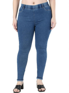 ZXN Slim Women Blue Jeans