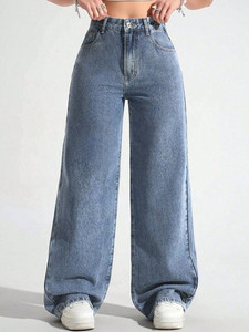 AADVI FASHION Boot-Leg Women Blue Jeans