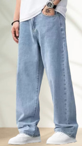 mevan Loose Fit Men Light Blue Jeans