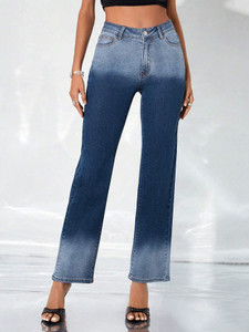 Leriya Fashion Flared Women Dark Blue Jeans