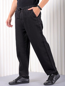 The Indian Garage Co. Loose Fit Men Black Jeans - Image 6