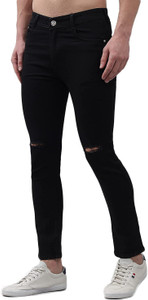 JAAR Slim Men Black Jeans