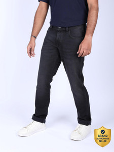 Wrangler Slim Men Black Jeans