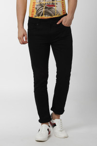 Mynah Fashion Slim Men Black Jeans