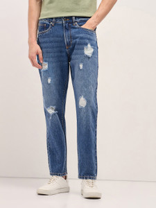 THE BEAR HOUSE Relaxed Fit Men Blue Jeans