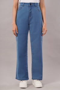 NIVASU Flared Women Light Blue Jeans