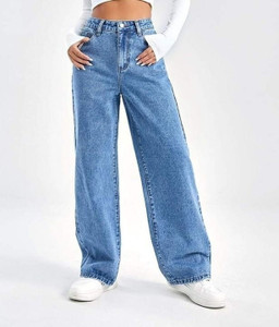 SITIZ Straight Fit Girls Light Blue Jeans