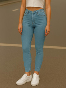 KASHIAN Skinny Women Light Blue Jeans