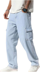 DENIM UNCLE Regular Men Light Blue Jeans