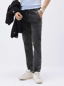 Urbano Fashion Slim Men Black Jeans