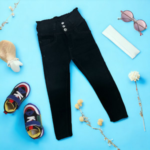 ICONIC ME Slim Girls Black Jeans