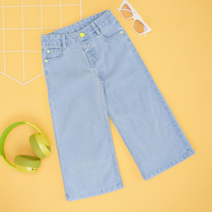 Pantaloons Junior Flared Girls Blue Jeans