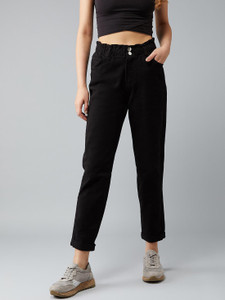 KOTTY Regular Women Black Jeans