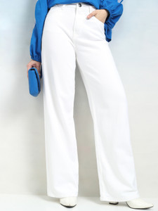 Tokyo Talkies Straight Fit Women White Jeans