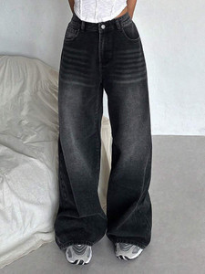 H&H Baggy Fit Women Black Jeans - Image 6