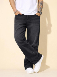 JAARA Straight Fit Men Grey Jeans - Image 6