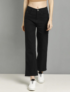 Nifty Straight Fit Women Black Jeans