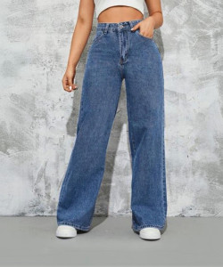 KASHIAN Boyfriend Women Light Blue Jeans