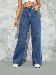 KASHIAN Boyfriend Women Light Blue Jeans