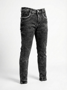 Jugnu Denims Slim Men Dark Grey Jeans