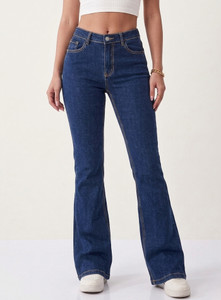 ZandZENTLY Boot-Leg Women Blue Jeans