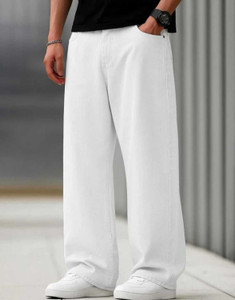 WAYKING Loose Fit Men White Jeans - Image 6