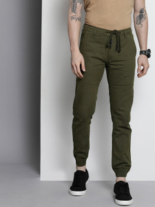 The Indian Garage Co. Jogger Fit Men Green Jeans