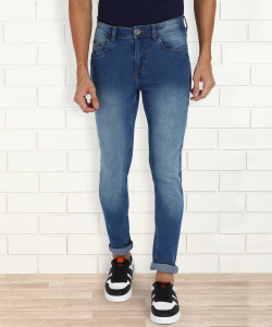 PROVOGUE Skinny Men Blue Jeans