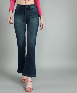 GUTI Boot-Leg Women Blue Jeans