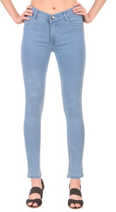 BOTUMQUTE Slim Women Light Blue Jeans