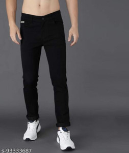 MULTIBRAAND FASHION Slim Men Black Jeans