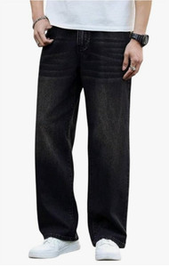 HARYE Straight Fit Black Jeans for Men - Image 2