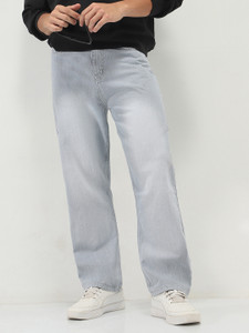 Urbano Fashion Loose Fit Men Grey Jeans