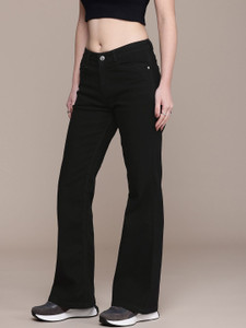 Roadster Straight Fit Women Black Jeans