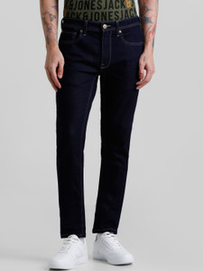 JACK & JONES Skinny Men Dark Blue Jeans