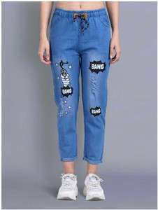 TANDULA Jogger Fit Women Blue Jeans