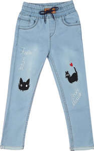 Limcee Slim Girls Light Blue Jeans