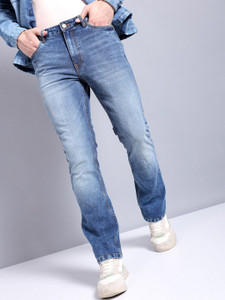 The Indian Garage Co. Boot-Leg Men Blue Jeans