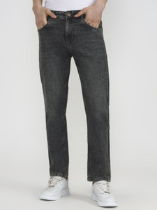 Snug Denim Relaxed Fit Men Dark Grey Jeans