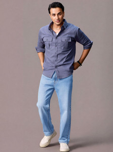 Urbano Fashion Straight Fit Men Light Blue Jeans