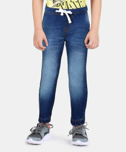 PROVOGUE Jogger Fit Boys Blue Jeans
