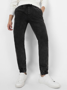 Urbano Fashion Jogger Fit Men Black Jeans